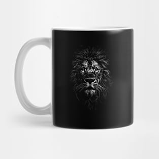 Lion Face Black And White ny s Mug